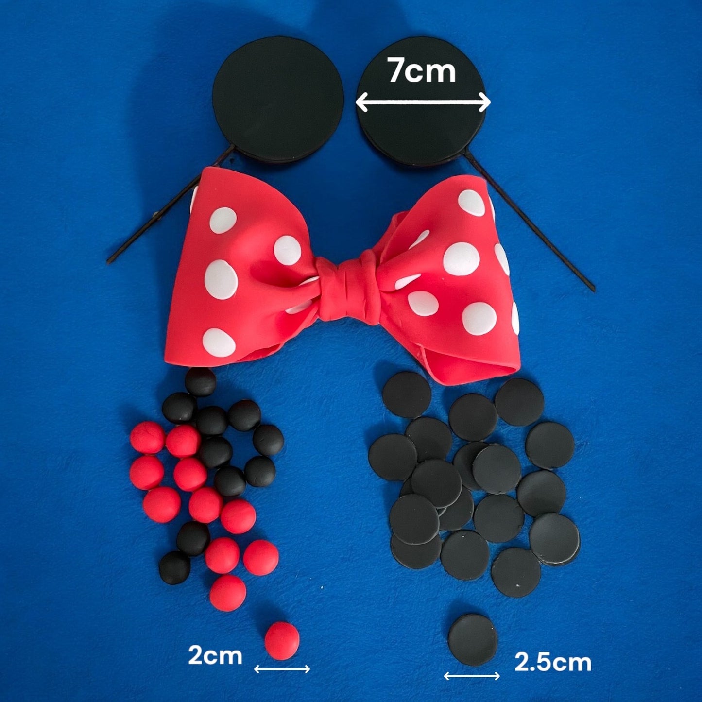 Cake Decoration Kit Red Bow