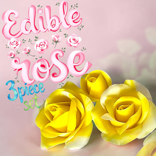 Edible rose 3 set