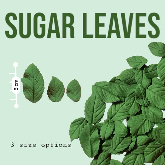 Sugar Paste Leaves